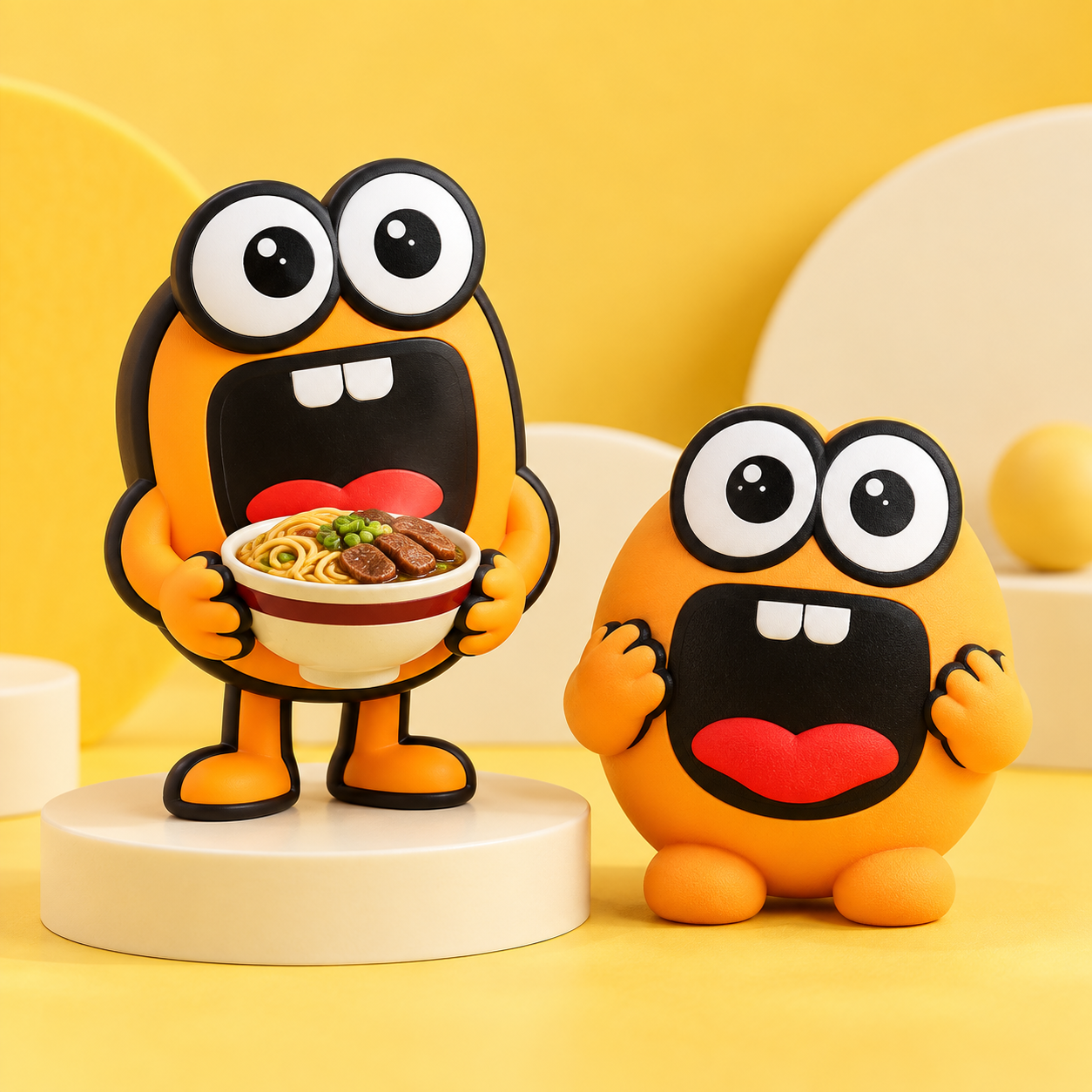 KIBI figurine and squishy concept artwork